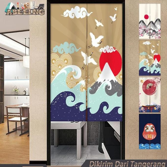 Gorden Pintu | Tirai Hordeng Pintu Kamar | Tirai Pintu Dapur Jepang