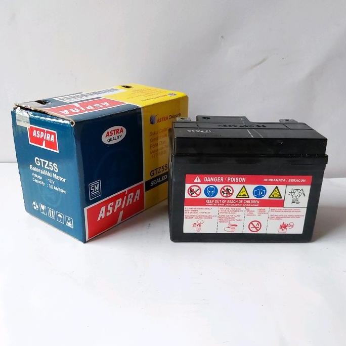 Aki Motor Suzuki Shogun Sp 125, Spin 125, Nex, Skywave, Skydrive, Aspira Gtz5S Mf Aki Kering