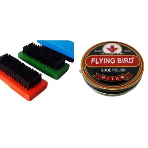 Sikat Semir Sepatu / Semir Sepatu Flying Bird Hitam