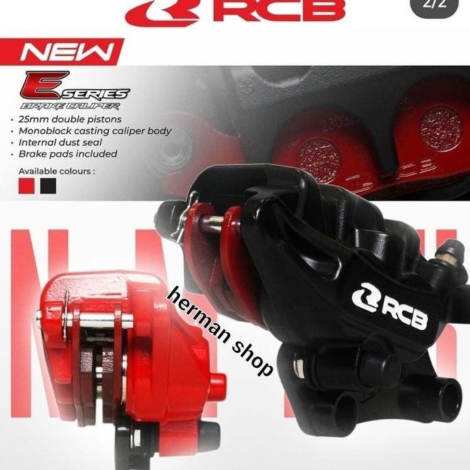 KALIPER RCB NMAX DEPAN BELAKANG E SERIES - KALIPER RCB AEROX DEPAN