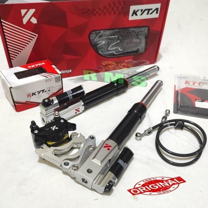 Shock + Kaliper Plus Breket + Selang Rem Ktc Mio Xeon Fino Fazzio