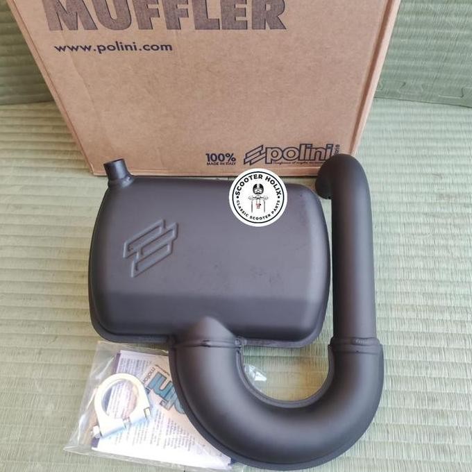 Knalpot racing POLINI Bbox - Orinal. Utk vespa sprint excel dkk