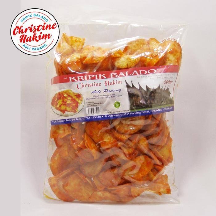 

Cri Kripik Balado 500Gr Christine Hakim / Sanjai Balado