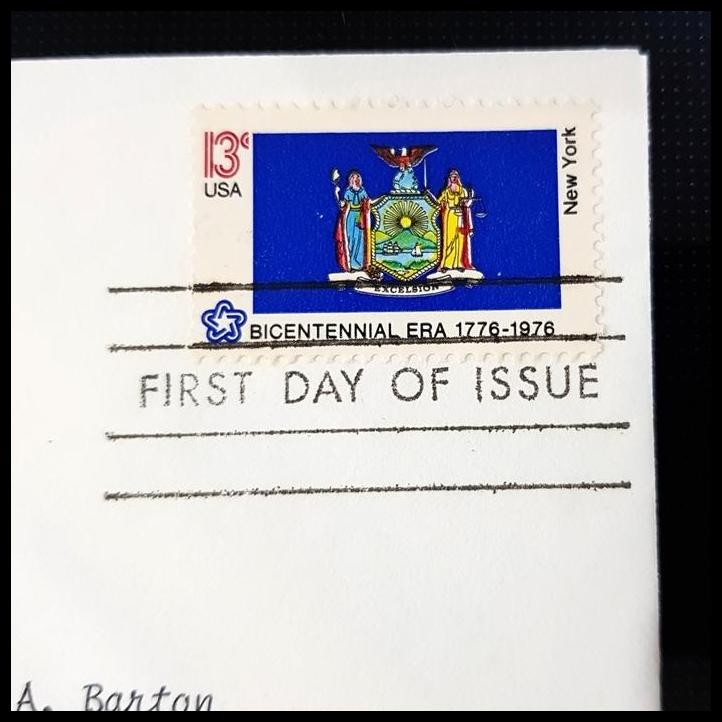 

TERMURAH PERANGKO BENDERA. STATE FLAGS OF AMERICA ~ NEW YORK. FDC AMERIKA !!!!