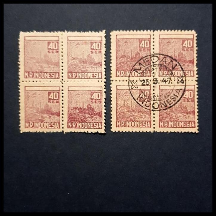 

DISKON PRANGKO REVOLUSI SUMATERA. PENGEBORAN MINYAK BUMI. CAP MEDAN 24.5.1947 !!