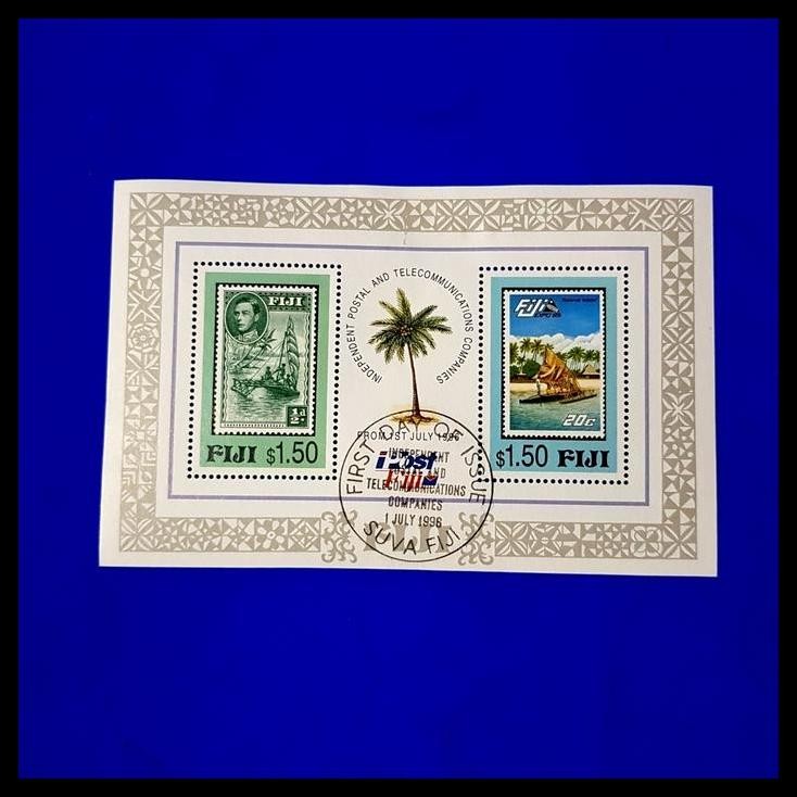 

TERBARU PRANGKO STAMP ON STAMP. SS DARI FIJI. INDEPENDENCE POSTAL COMPANIES !
