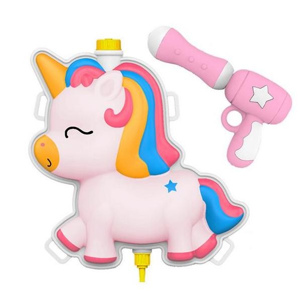 

Miliki Water Gun Backpack Mainan Tembak Air Ransel Unicorn 1221-57 Anak Plastik
