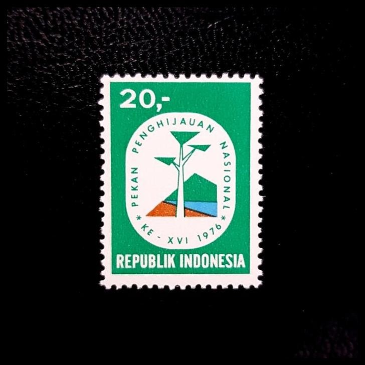 

BEST DEAL PRANGKO/PERANGKO INDONESIA 1976. PEKAN PENGHIJAUAN NASIONAL. LUX !!!!