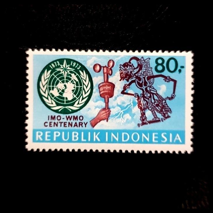 

BEST DEAL PRANGKO INDONESIA WAYANG. 1 ABAD ORGANISASI METEOROLOGI SEDUNIA. LUX !!