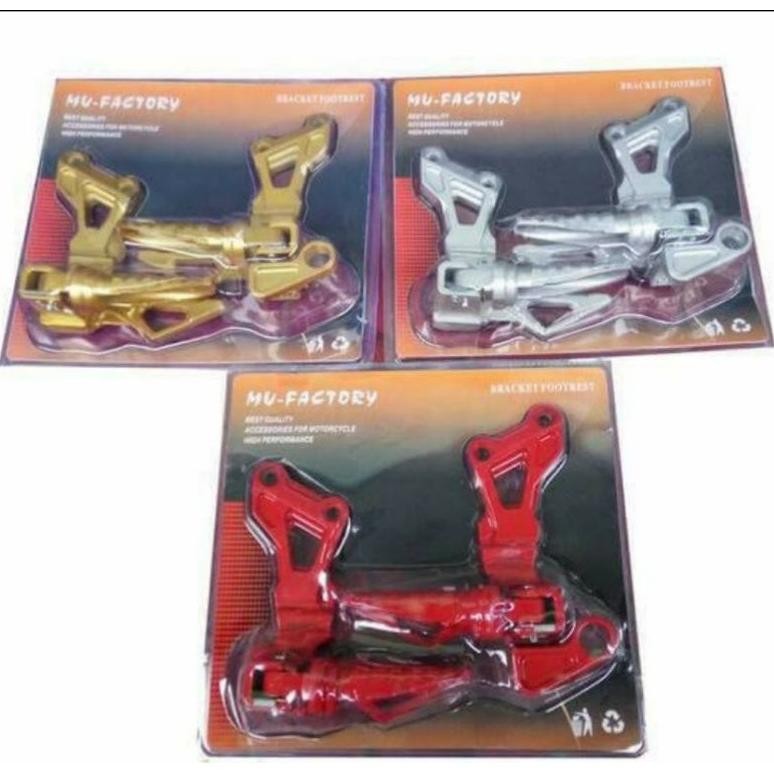 GH Fast Racing 99 Foot Step Belakang Variasi Mu Factory Universal  Satria Fu,Sonic,Mx 135,Mx King,Ni