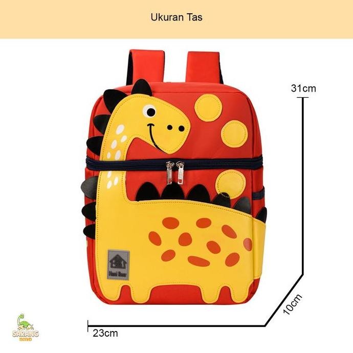

Diskon Tas Ransel Sekolah Anak Dinosaurus Dino Hijau