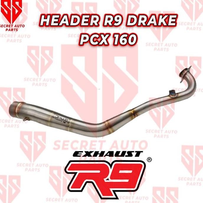 Header Knalpot R9 Drake HONDA PCX 160 Header Knalpot R9 Drake