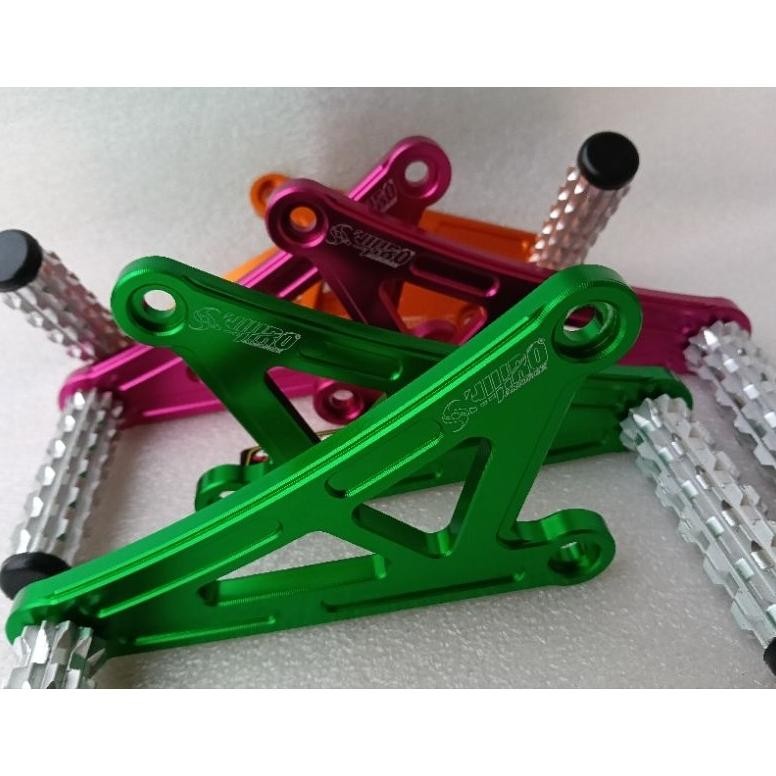 GH Footstep Drag Bike Matic Shijiro Mio Beat Vario Cnc Alumunium