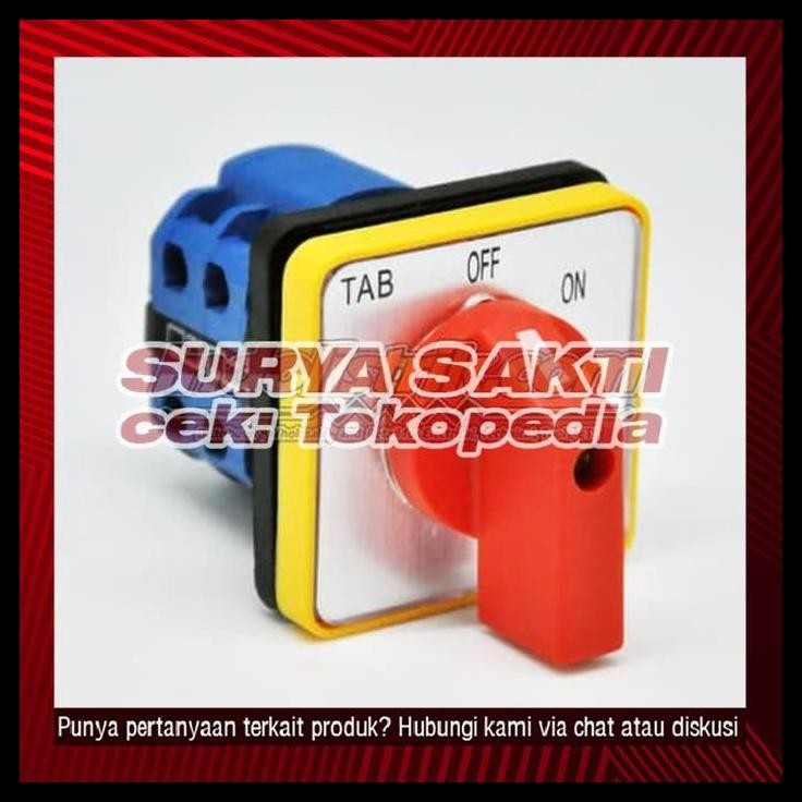 TERBARU SELECTOR ON-OFF TAB 3POLE SA-16-2-3 