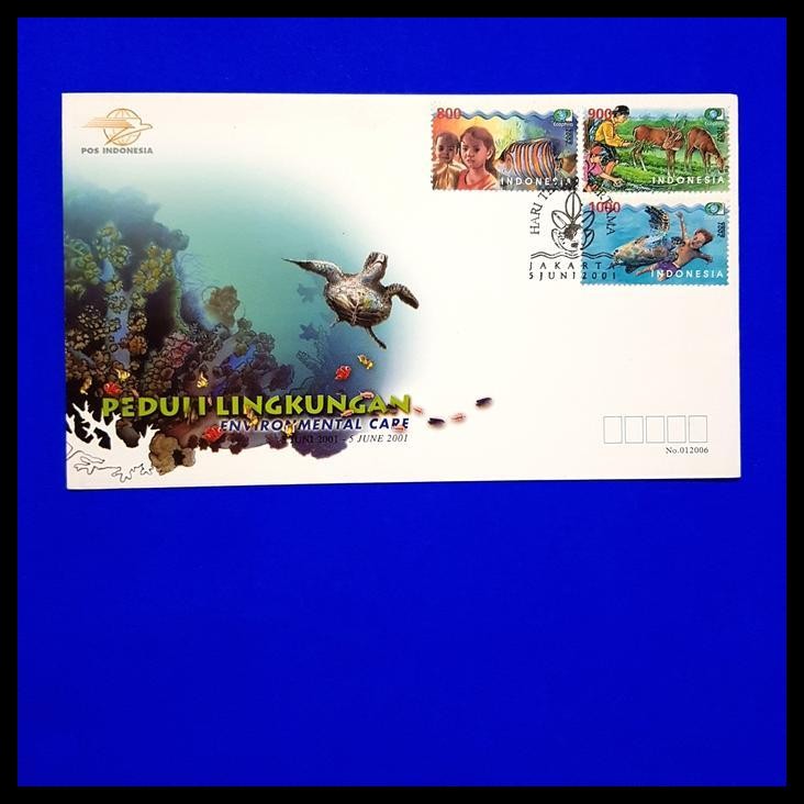 

DISKON PERANGKO/PRANGKO INDONESIA. SHP PEDULI LINGKUNGAN 2001 !!