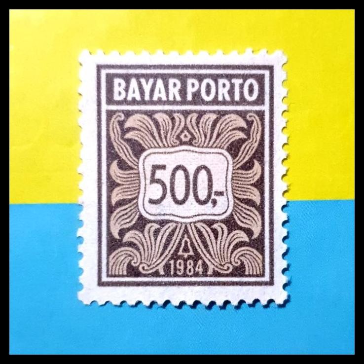 

TERBARU PRANGKO INDONESIA 1984. BAJAR PORTO RP 500,- HARGA KAT. 318.000,- LANGKA !