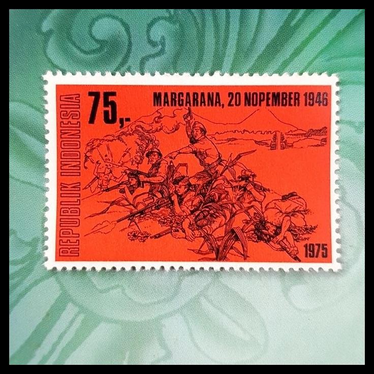 

TERMURAH PRANGKO INDONESIA 1975 PERTEMPURAN PUPUTAN MARGARANA 20 SEPTEMBER 1946 !!