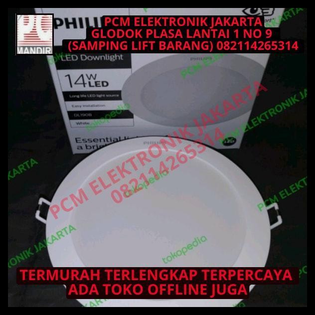 HOT DEAL LAMPU PHILIPS ERIDANI DOWNLIGHT LED 14W 14WATT 4000K NATURAL WHITE 