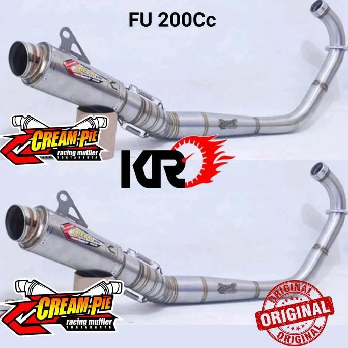 Knalpot Creampie Stainless CP3 Satria FU 200Cc Orinal
