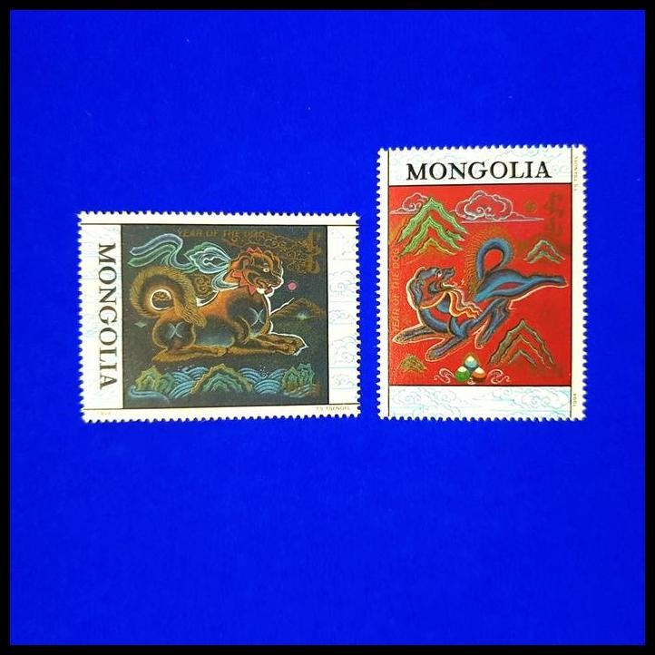 

BEST DEAL PRANGKO/PERANGKO YEAR OF THE DOG/TAHUN ANJING DARI MONGOLIA. SET !!!!!