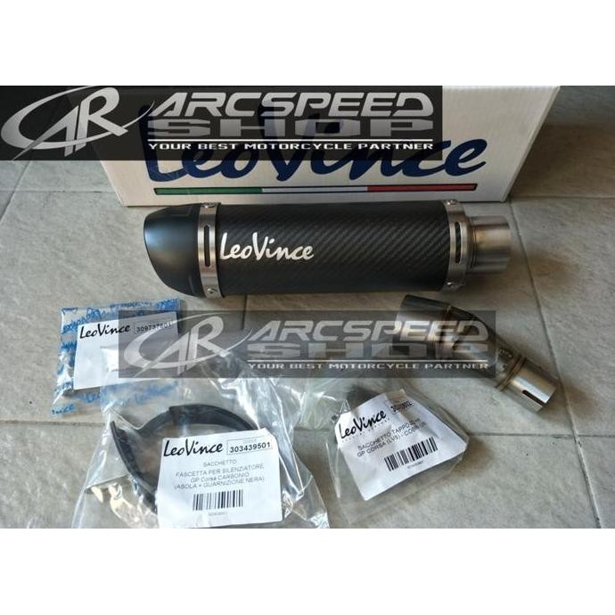 Knalpot Leovince Gp Corsa EVO Ninja 250fi / Z250 Slip on