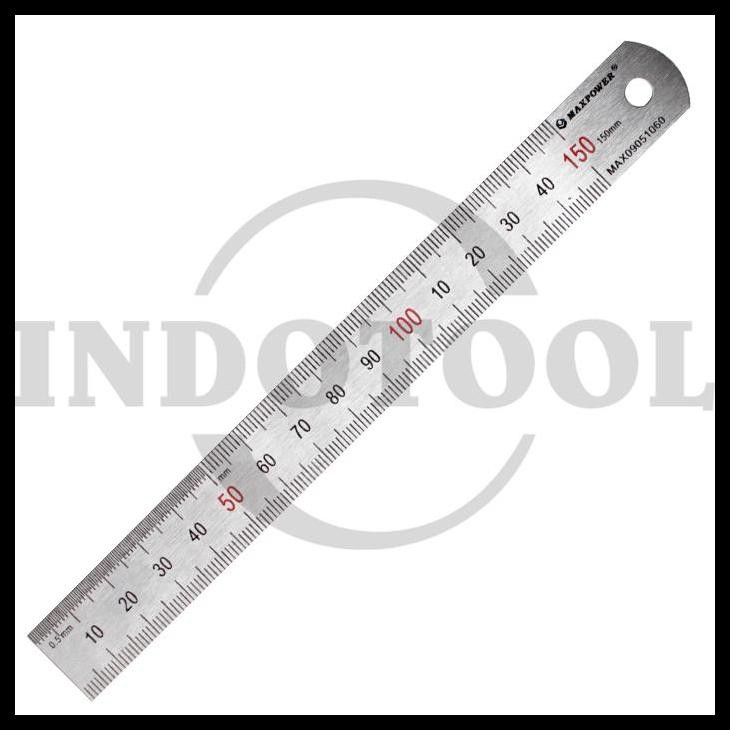 

TERBARU PENGGARIS LURUS STAINLES STEEL 20" (500MM) METRIC STEEL RULER MAXPOWER !!!