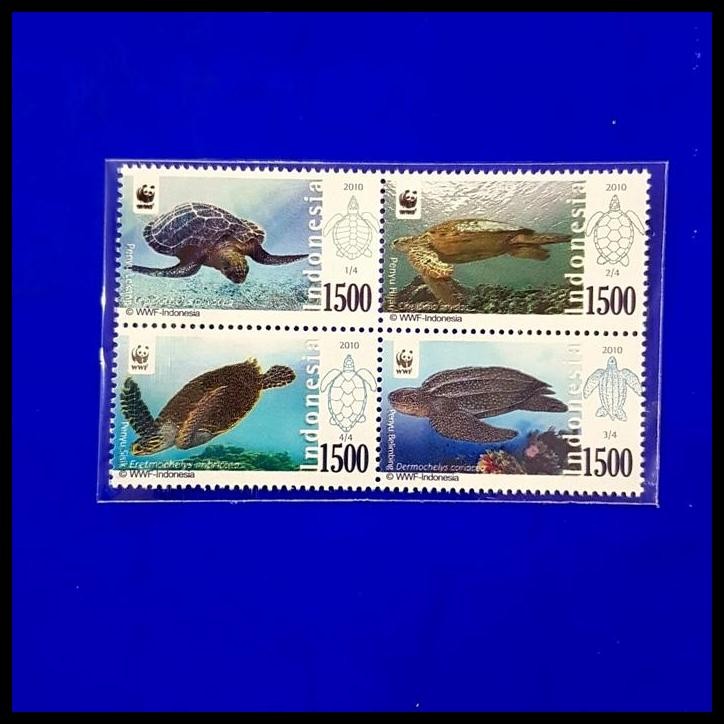 TERBARU PRANGKO/PERANGKO INDONESIA. 2010. WWF. GAMBAR PENYU. SET 