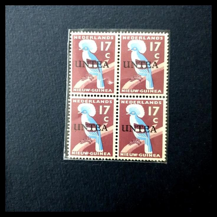 

BEST DEAL PRANGKO INDONESIA 1962. BURUNG 17 CENT, BLOK-4. C.T. UNTEA