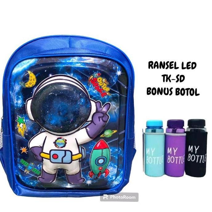 

Diskon Tas Ransel Anak Sekolah Tk Sd Motif Astronot Bonus Botol Minum Fashion