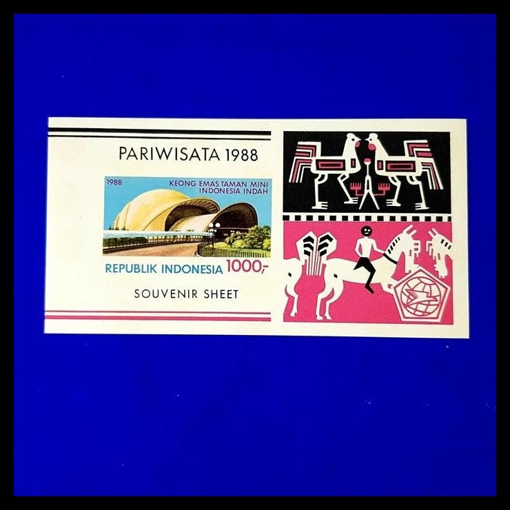 

DISKON PERANGKO/PRANGKO INDONESIA 1988. SS KEONG EMAS TMII. KAT. 50K !!!!!!
