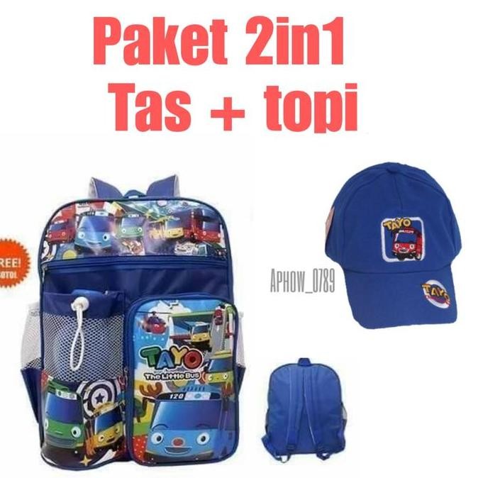 

Diskon Tas Ransel Anak Sd Tayo Gratis Botol Dan Topi