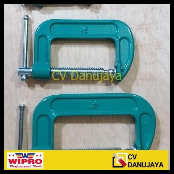 DISKON CLAMP KLEM ALAT PENJEPIT KLEM C CATOK BESI 2" INCH WIPRO 