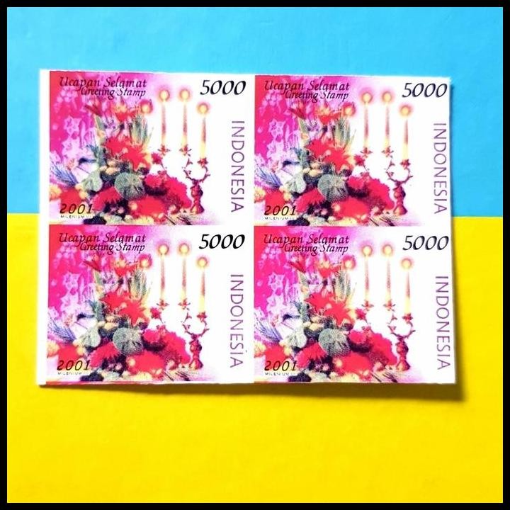 

BEST DEAL PRANGKO INDONESIA UCAPAN BUNGA & LILIN. B-4 TANPA PERFORASI. KAT 400K