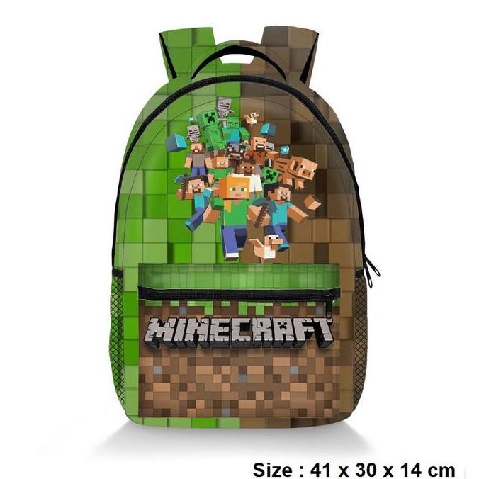 

Terjangkau Tas Ransel Sekolah Anak Minecraft Tas Punggung