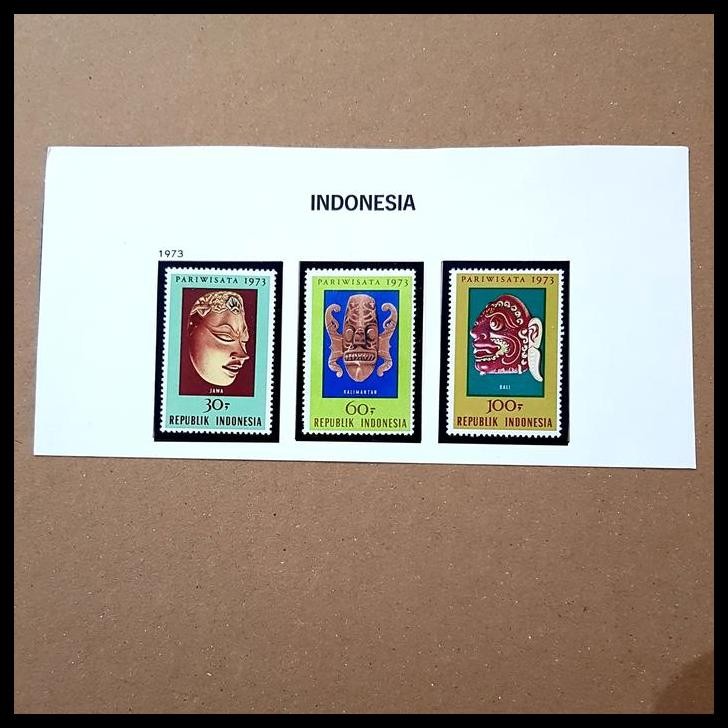 

BEST DEAL PRANGKO INDONESIA 1973. TOPENG DARI JAWA, KALIMANTAN DAN BALI. LUX !!!!!!