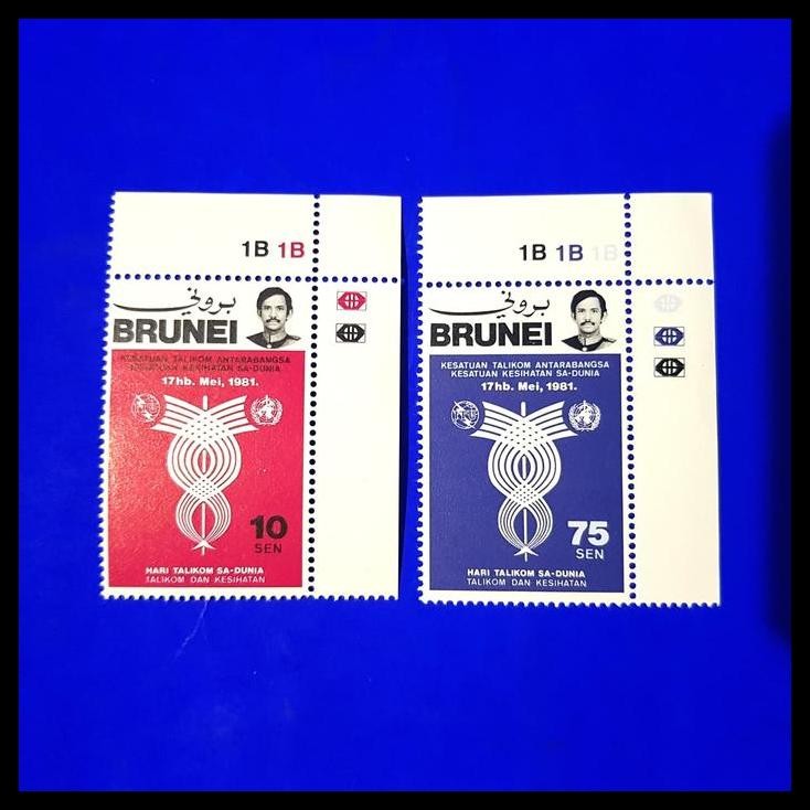 

DISKON PERANGKO/PRANGKO BRUNEI. 1981. HARI TELEKOMUNIKASI SE-DUNIA !!!!!