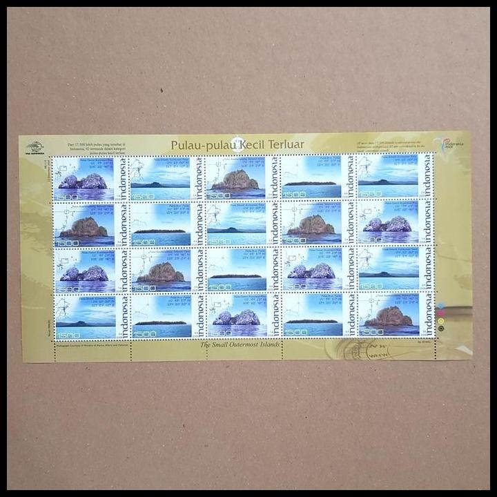 

BEST DEAL PERANGKO/PRANGKO INDONESIA. PULAU - PULAU KECIL TERLUAR. FULLSHEET !!!
