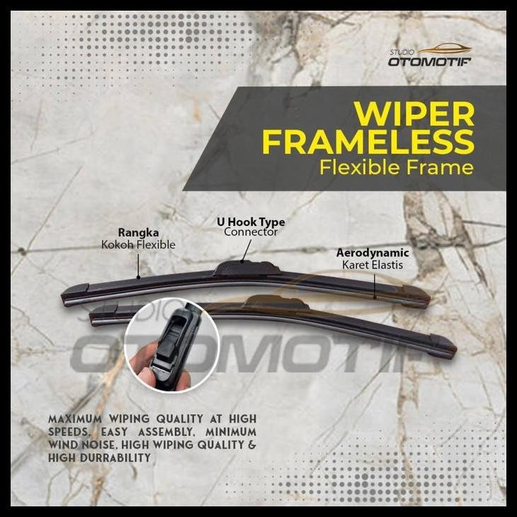 DISKON WIPER TOYOTA RAIZE FRAMELESS FL PISANG RAIZE