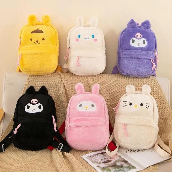 

Terjangkau Tas Ransel Cinnamoroll Kuromi Melody Hello Kitty Pompompurin Backpack