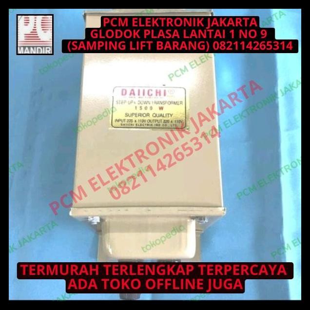 GRATIS ONGKIR STEP UP STEP DOWN DAIICHI 1500W 1500 WATT 220V KE 110V 220 VOLT 110 