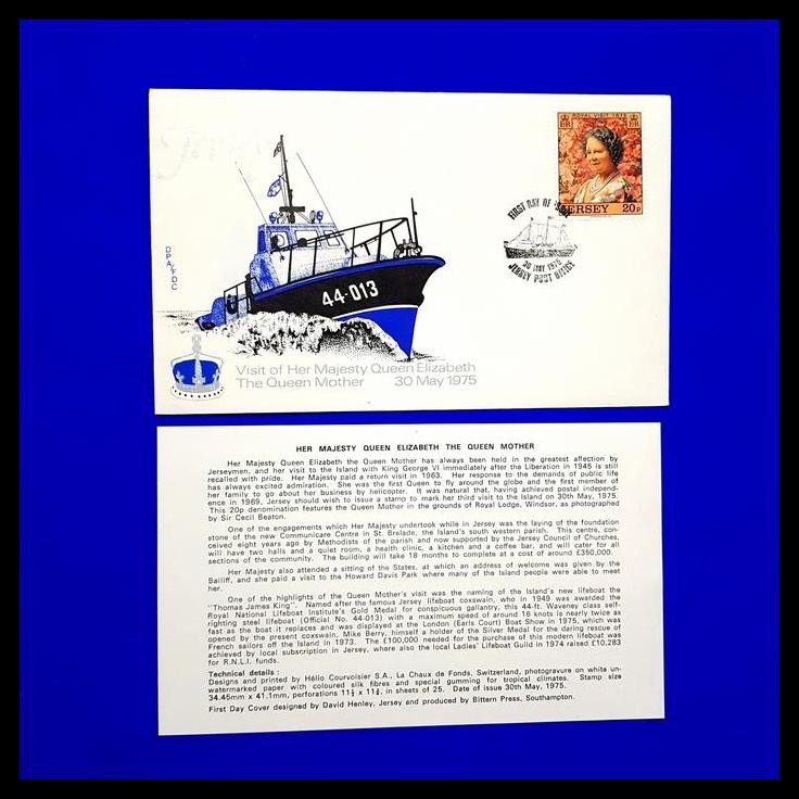 

BEST DEAL PRANGKO JERSEY, VISIT OF HER MAJESTY QUEEN ELIZABETH II QUEEN MOTHER !!!!!!