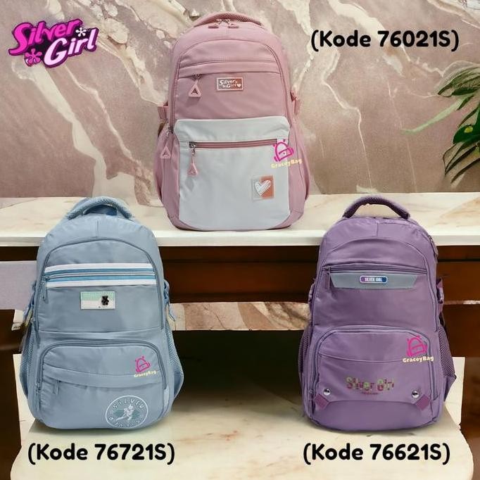 

Miliki Gb-76021S/76621S/76721S Tas Ransel Sekolah Anak Perempuan / Remaja Sil