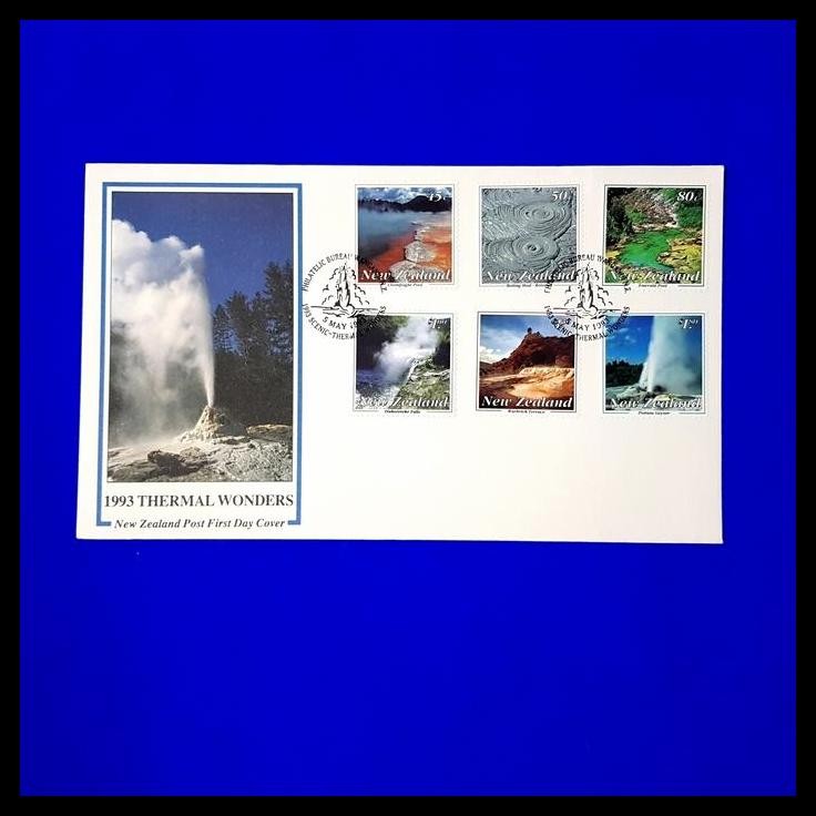 

BEST DEAL PERANGKO/PRANGKO NEW ZEALAND. FDC 1993 THERMAL WONDERS !!!!!!