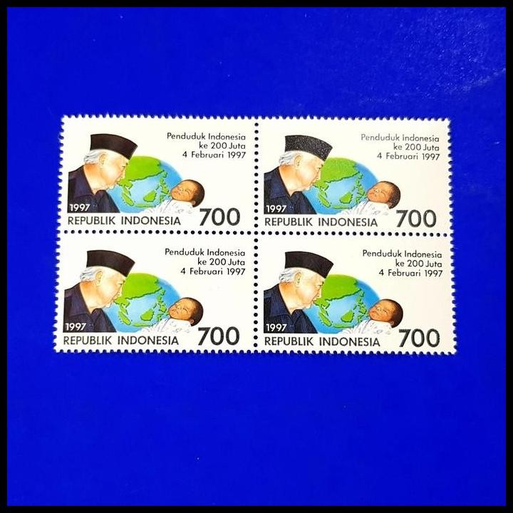 

DISKON PRANGKO/PERANGKO INDONESIA. PENDUDUK KE 200 JUTA. BLOK-4 !!!!!