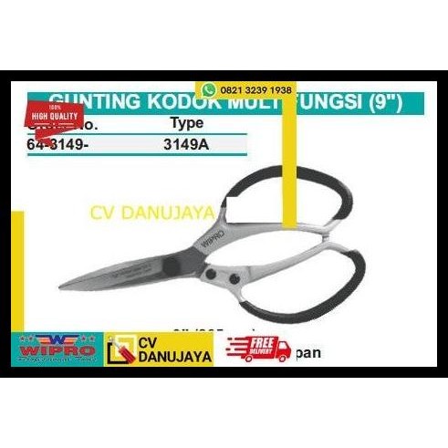 

BEST DEAL GUNTING KODOK MULTIFUNGSI (9") WIPRO !!!