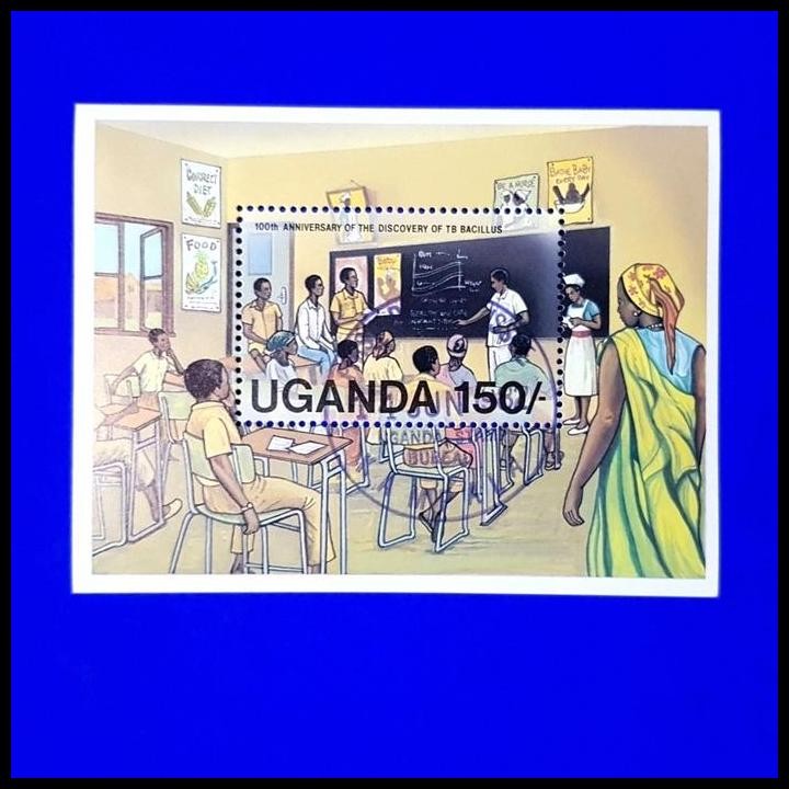 

TERBARU PRANGKO 100TH ANNIV. OF THE DISCOVERY OF TB BACILLUS DARI UGANDA !!!!!