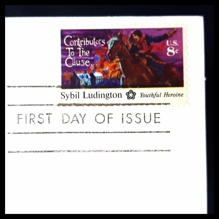 

TERBARU PRANGKO MURAH/BAGUS FDC AMERIKA. 1975. HONORING SYBIL LUDINGTON !!!!