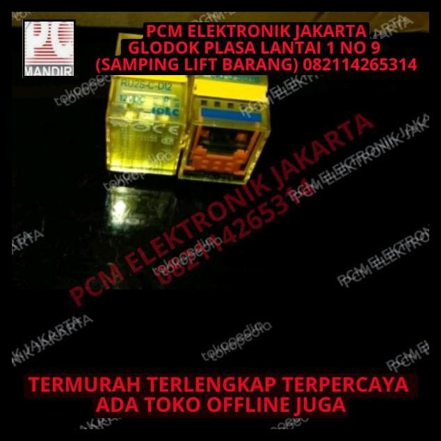 TERMURAH RELAY RILAY RILAI IDEC RU2S C D12 12VOLT 12 VOLT 12V ASLI ORI ORIGINAL 