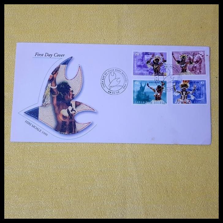 

BEST DEAL PRANGKO PAPUA NEW GUINEA. FDC HIRI MOALE FESTIVAL 1999 !!