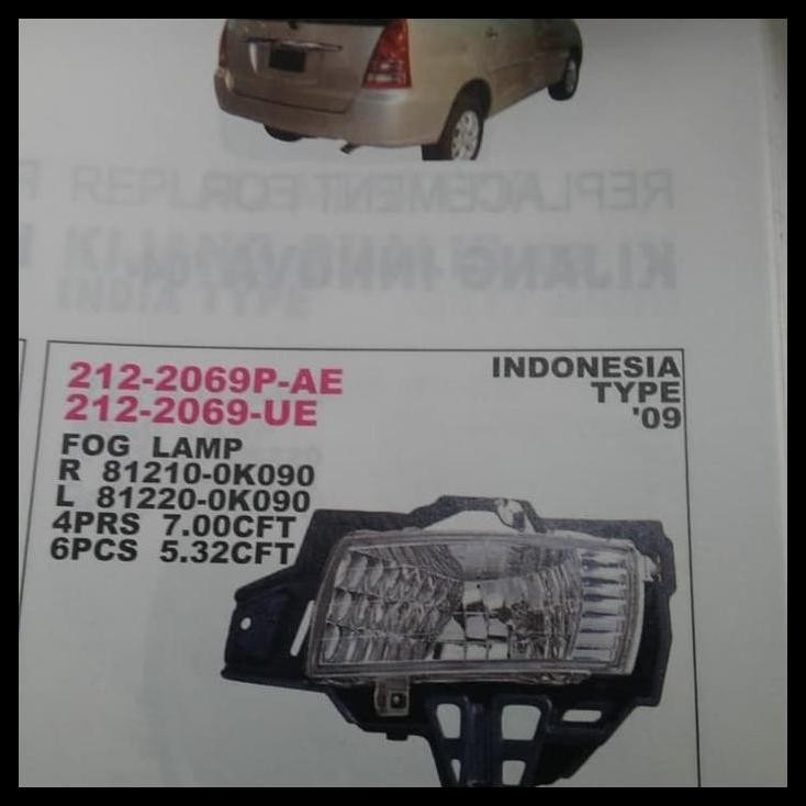 TERBARU FOGLAMP INNOVA TAHUN LAMA DEPO 1SET 